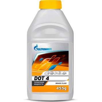 Жидкость тормозная Gazpromneft DOT 4, 455г
