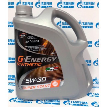 G-Energy Synthetic Super Start 5W-30, канистра 4л